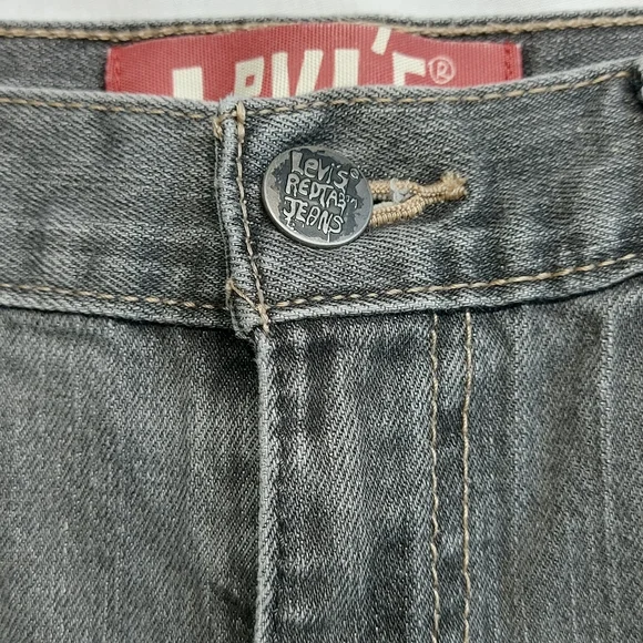 LEVI'S 511 Skinny Leg Low Rise Gray Denim Jeans W29 L29 - Picture 6 of 13